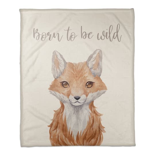 Born to be Wild 50" x 60" Coral Fleece Blanket